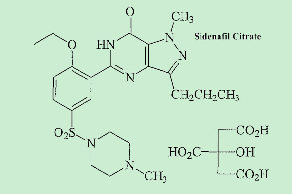 Công thức hóa học của Sildenafil