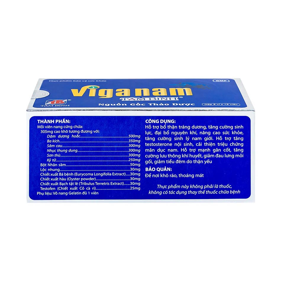 Thực phẩm bảo vệ sức khỏe Viganam Tâm Bình -3